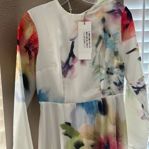 Annah Hariri silk flower dress